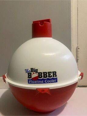 The Big Bobber Floating Cooler - Red & White